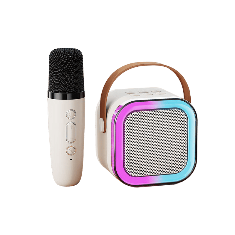 The Ultimate Family Mini Karaoke Machine with Wireless Microphones