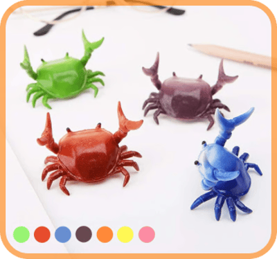 Crab Weightlifting Pen Holder