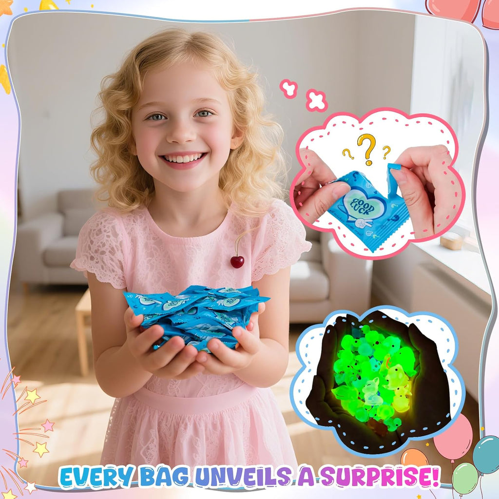 🏆#1 Bestseller ⏰Mini Glow in The Dark Animal Resin Models