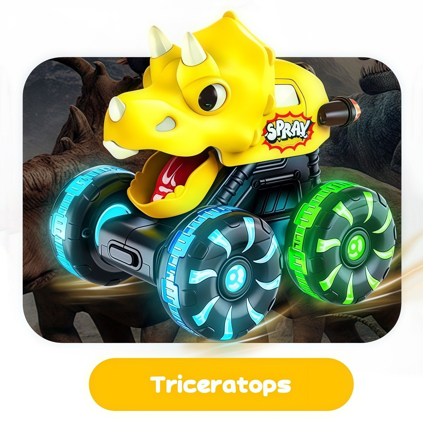 ⚡NEW-Glowing Monster Big Foot Toy Car