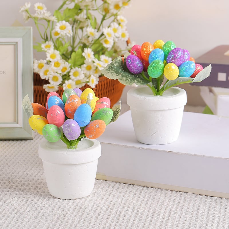 Easter Egg Potted Plant