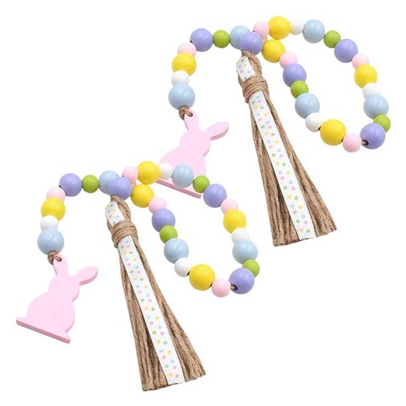 Easter Tassel Beaded Pendant