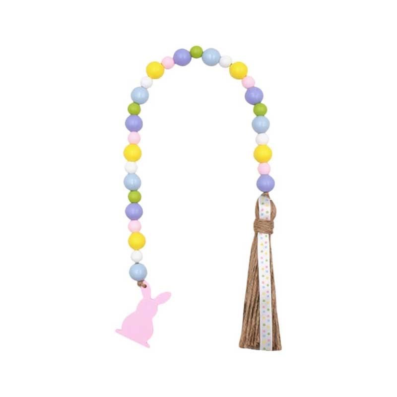 Easter Tassel Beaded Pendant