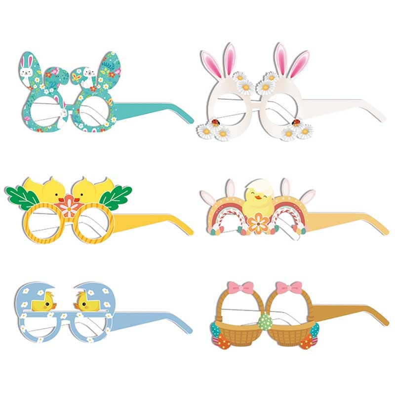 Easter Themed Paper Glasses