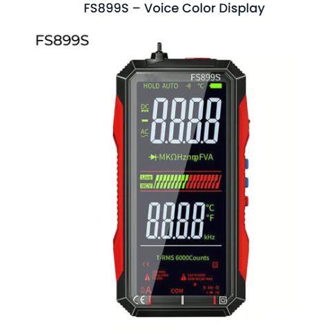 True RMS 6000-Count Digital Voltmeter