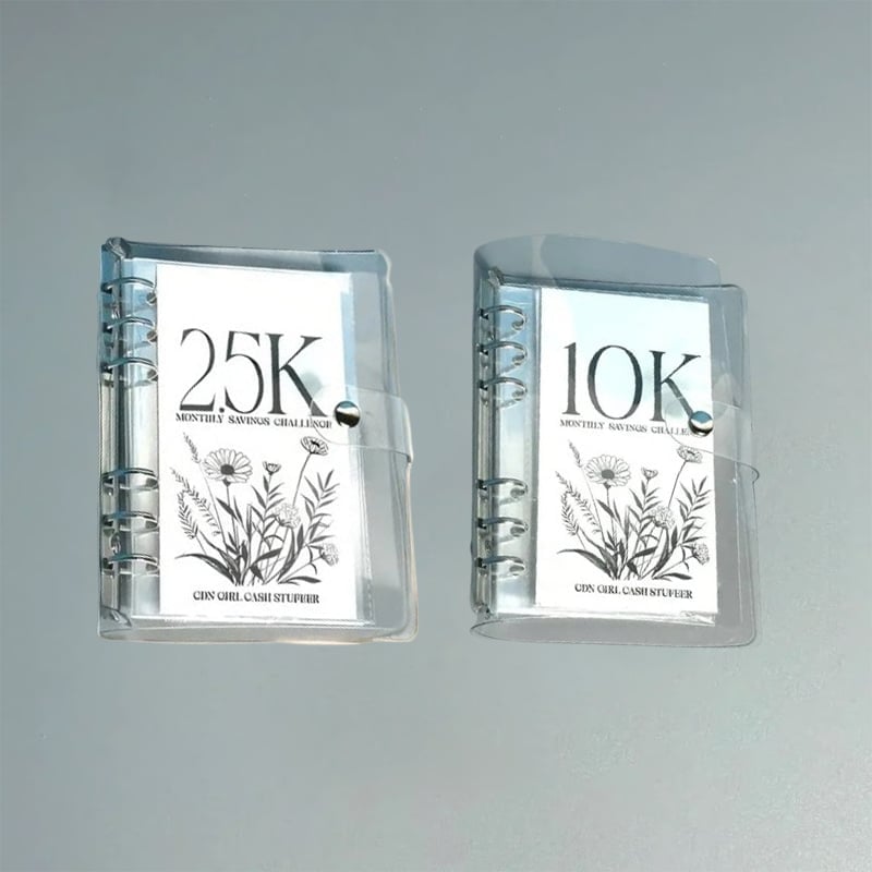 12-Month Envelopes Money Saving Challenge Binder