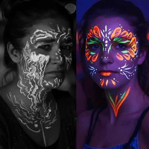 🖊UV Neon Face Paint Markers 12 Colors