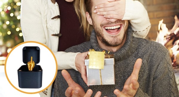 Annoying Gift Box 3D Printed Pinky Promise Prank Decor - Funny Gag Gift for Friends