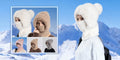 ❤Women's knitted 3-in-1 cold-proof hat