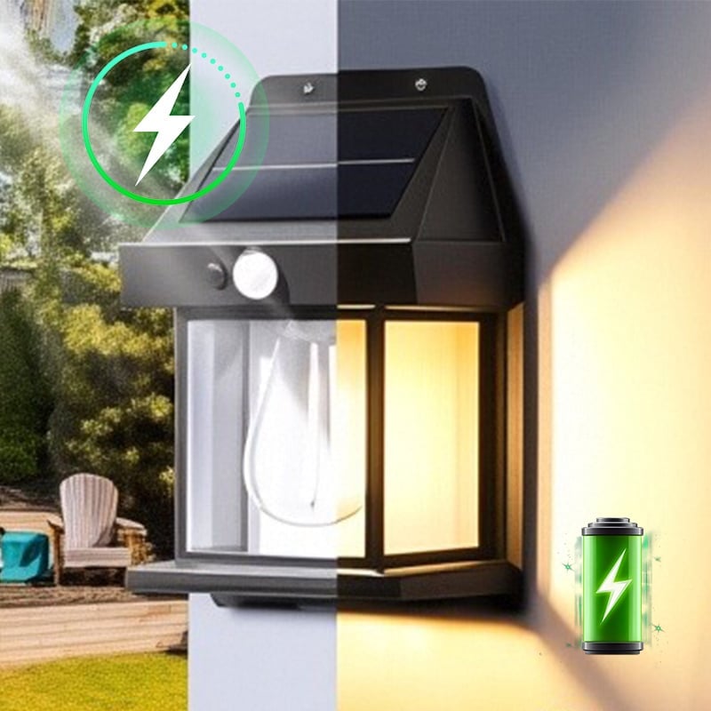Electric Ultra-Bright Solar Tungsten Wall Light