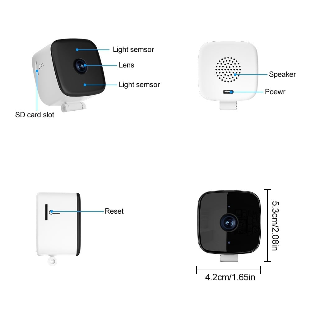 Smart 2K Window Security Camera