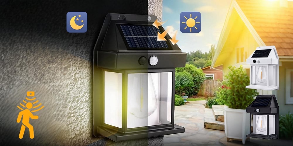 Electric Ultra-Bright Solar Tungsten Wall Light