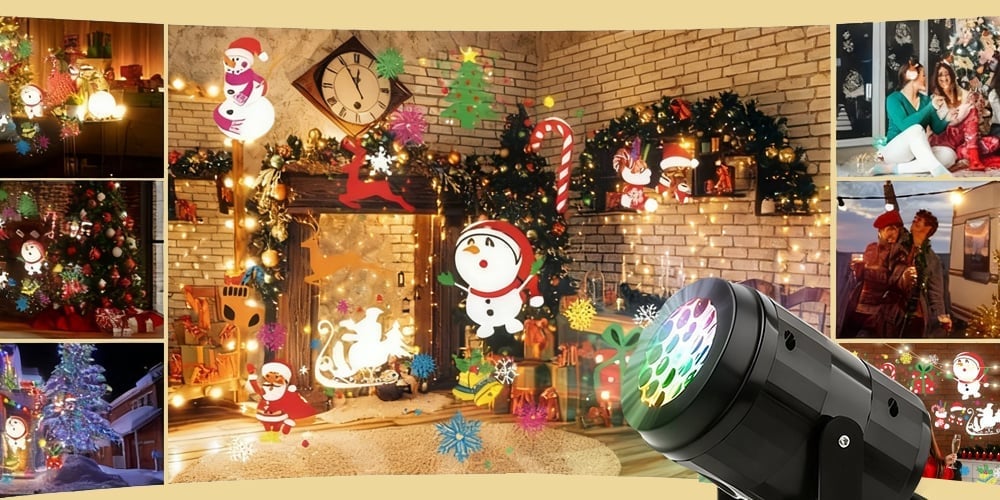 Christmas Projection Pattern Lamp