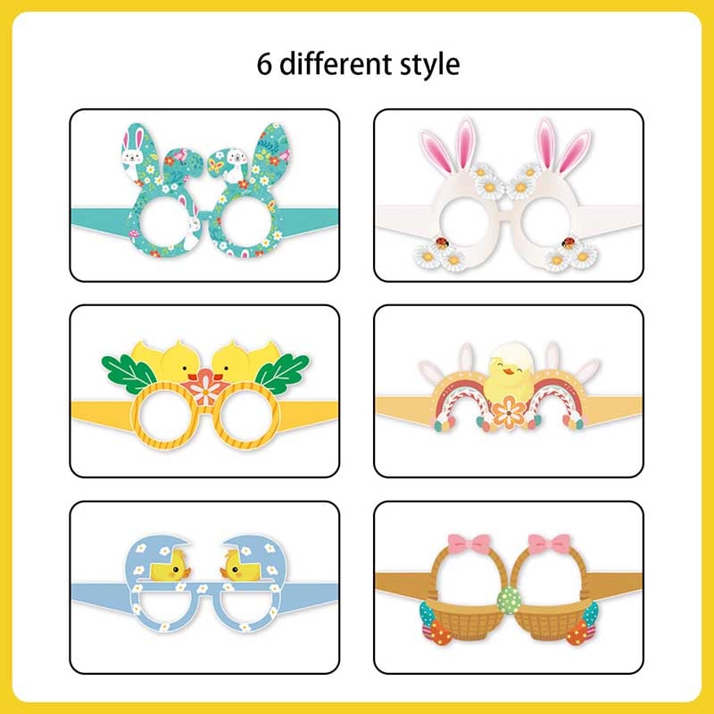 Easter Themed Paper Glasses