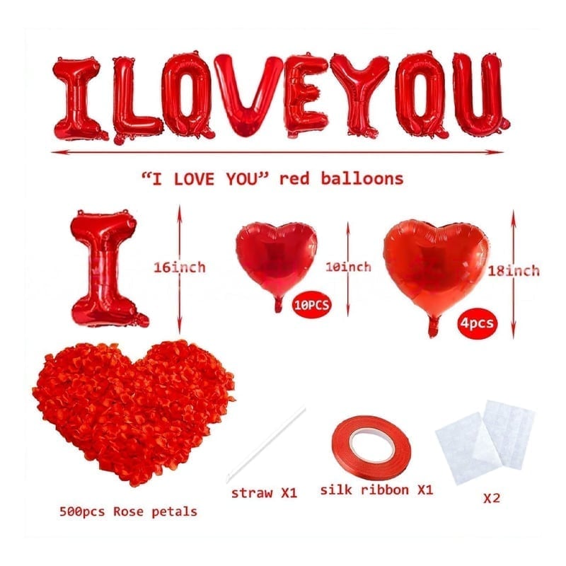 Valentine's Day Balloon Decorations
