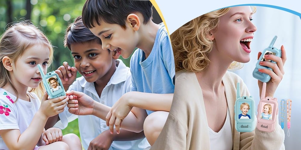 👶Rechargeable Video Walkie Talkies for Kids