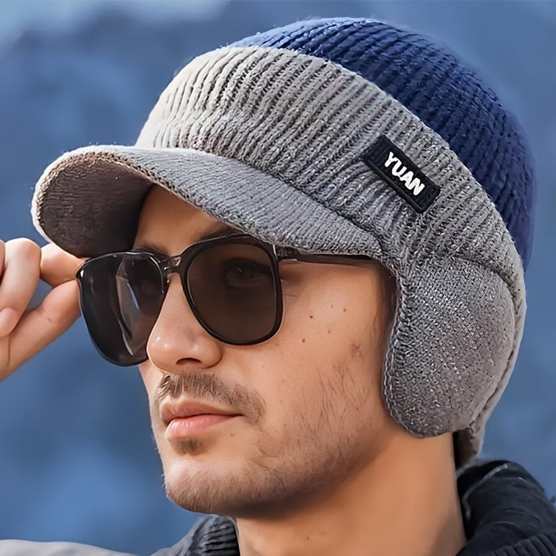 Windproof Thermal Cap with Visor