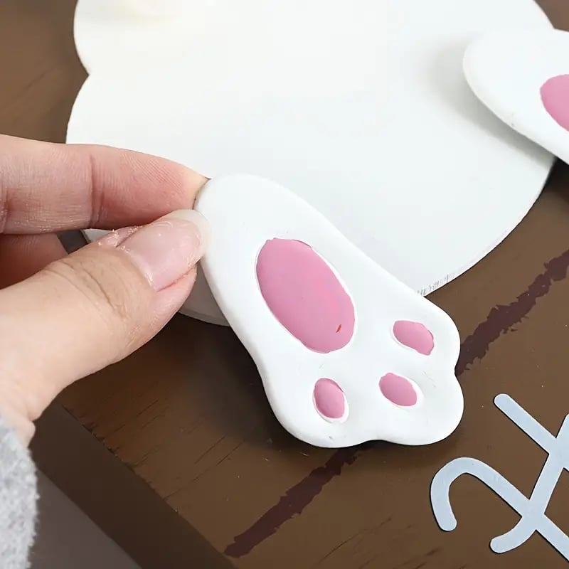 Easter Wooden Bunny Ornament