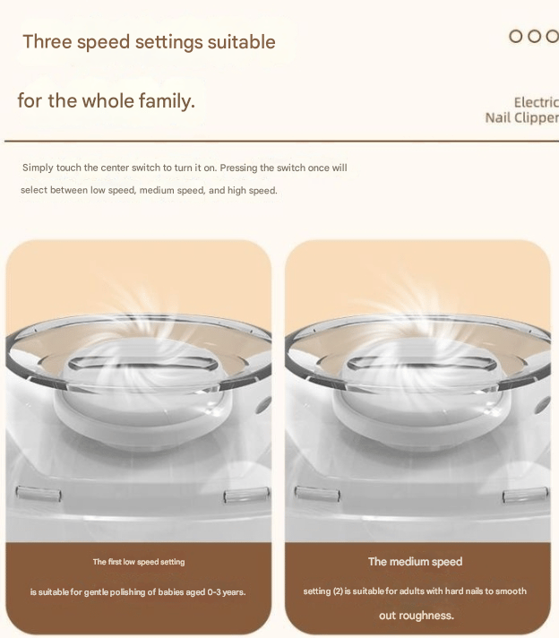 Electric automatic Fingernail Grinder