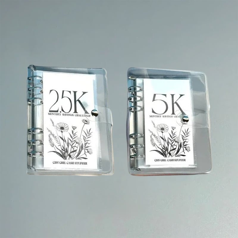 12-Month Envelopes Money Saving Challenge Binder