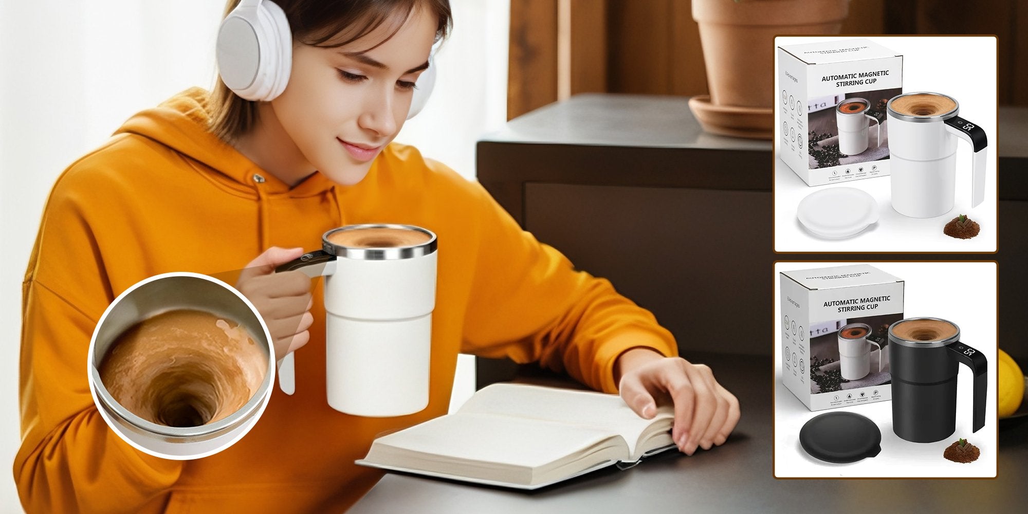 Magnetic Automatic Mixing Cup