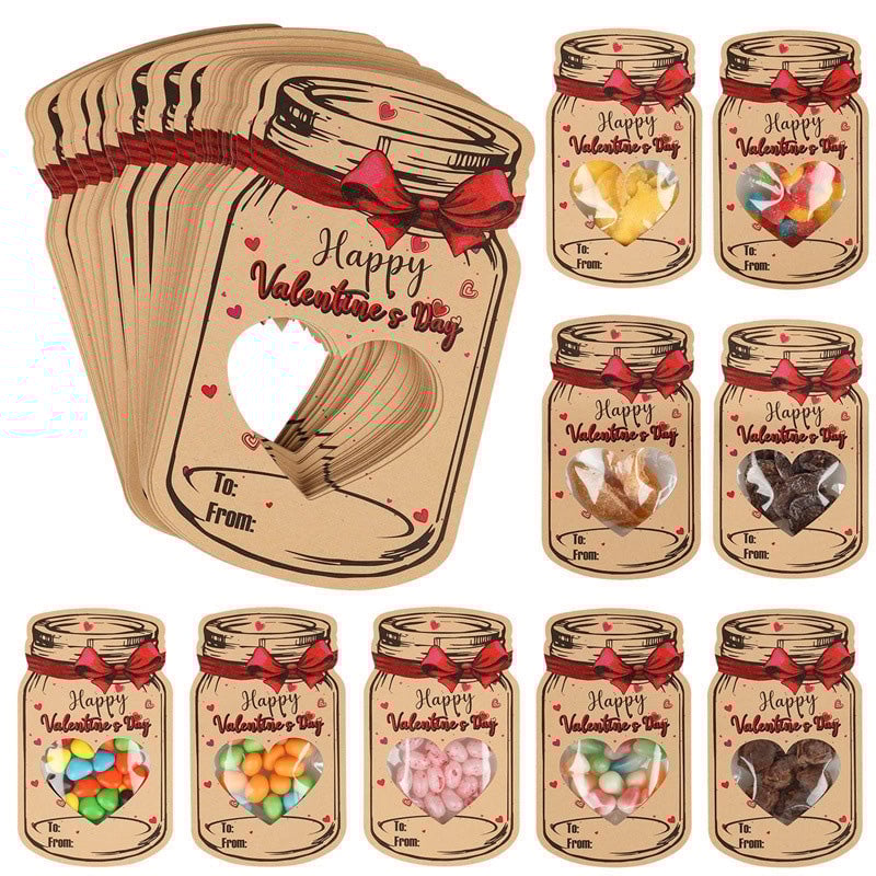 Mason Jar Valentine Gifts Cards