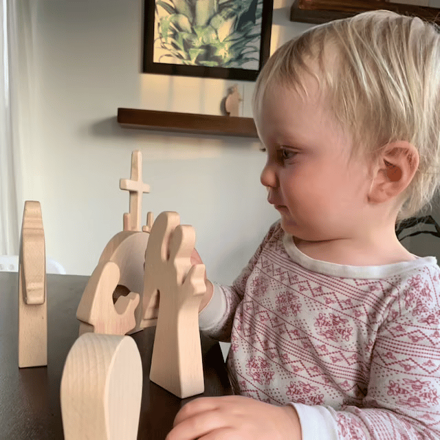 Jesus Tomb-Easter Scene Wooden Decoration
